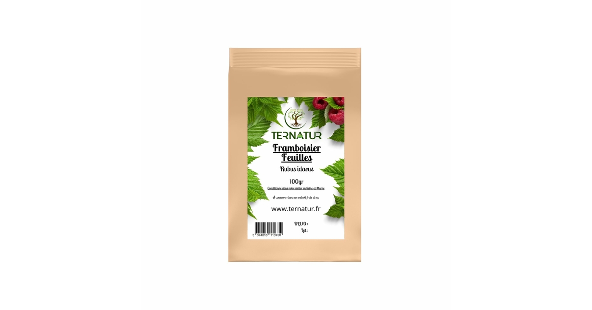 Framboisier Feuille 100g Rubus idaeus Plantes Médicinales Bio